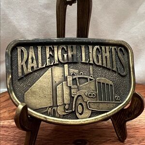 VTG 1970’s Raleigh Lights Belt Buckle